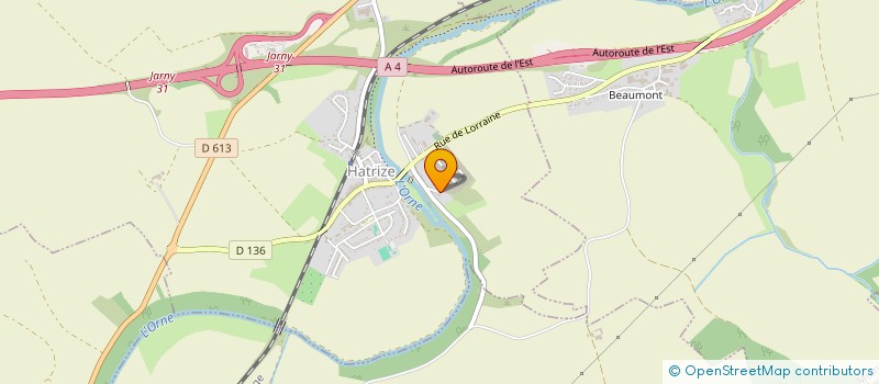 localisation de l'entreprise BROCADOM  HATRIZE