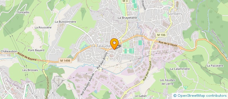 localisation de l'entreprise BROCAN'THE  LA TALAUDIERE