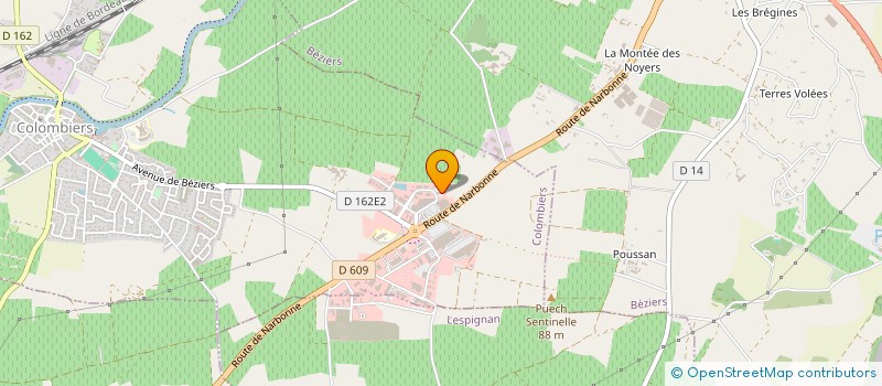 localisation de l'entreprise BROCANTE AU PHIL DU TEMPS à COLOMBIERS