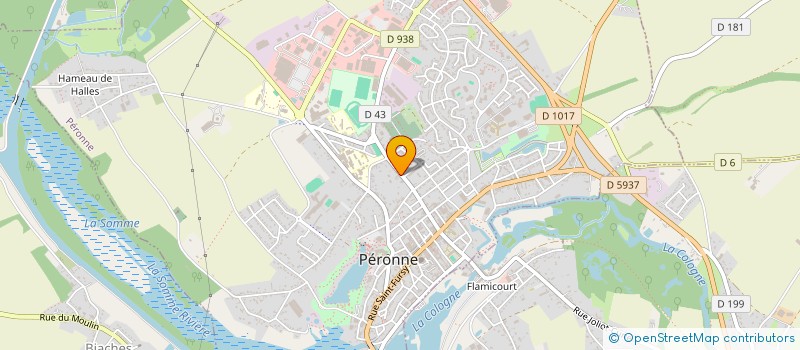 localisation de l'entreprise BROCANTE METALLERIE DUSART à PERONNE