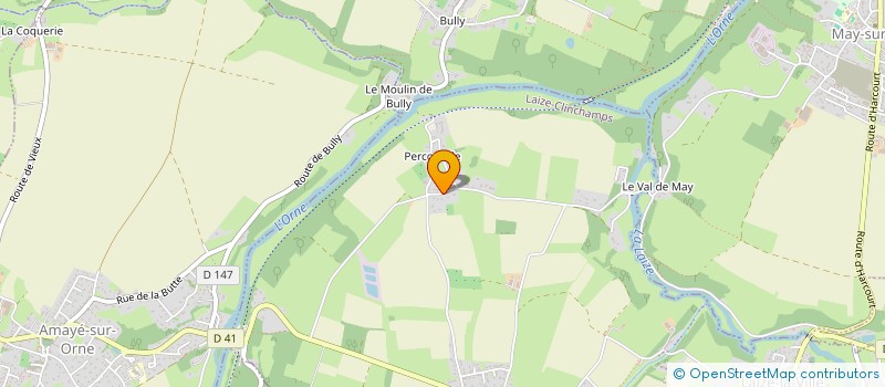 localisation de l'entreprise BROCANTE & SERVICES à LAIZE-CLINCHAMPS