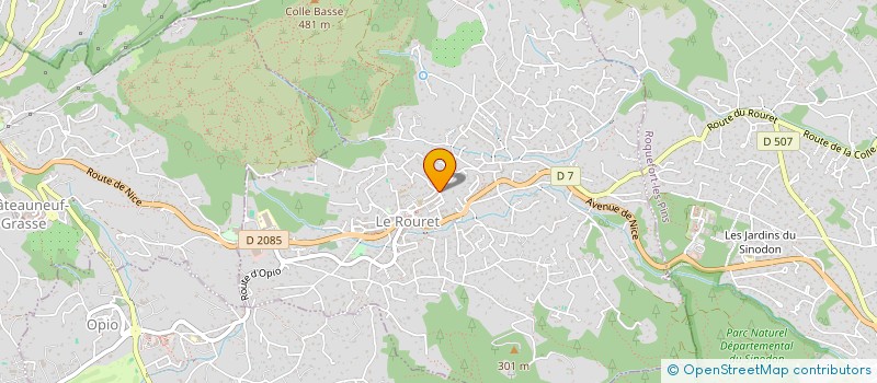 localisation de l'entreprise BROCAR  LE ROURET