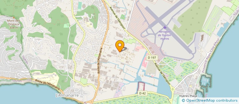 localisation de l'entreprise BROCARD à HYERES