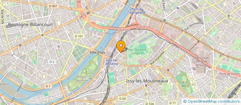 localisation de l'entreprise BROCARD à ISSY-LES-MOULINEAUX