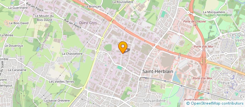 localisation de l'entreprise BROCARD ET CIE  SAINT-HERBLAIN