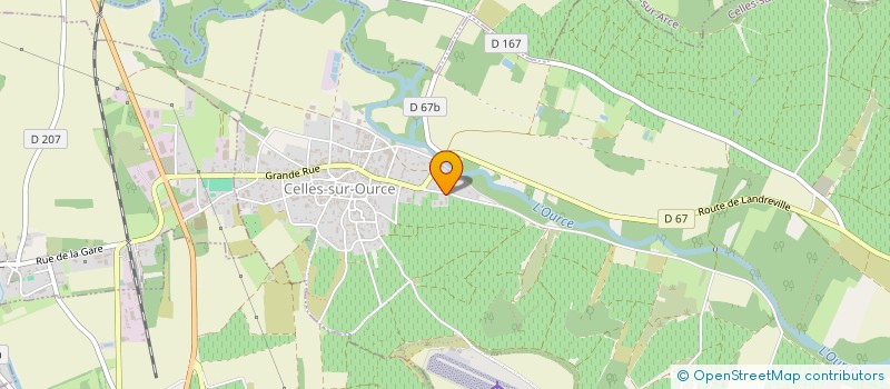 localisation de l'entreprise BROCARD PIERRE à CELLES-SUR-OURCE
