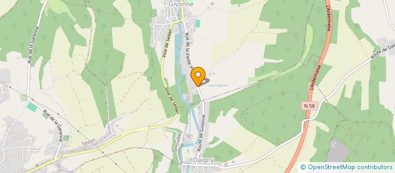 localisation de l'entreprise BROCARDURST  GIVONNE