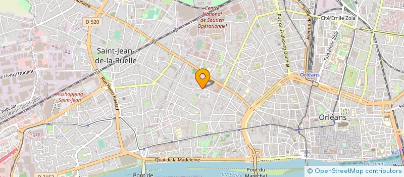 localisation de l'entreprise BROCDECO à ORLEANS
