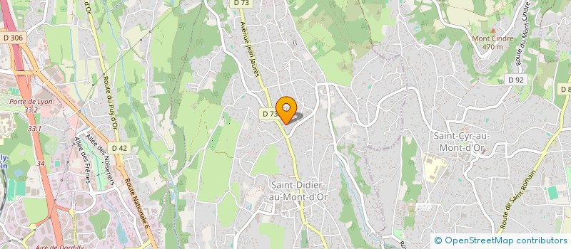 localisation de l'entreprise BROCELIAND  SAINT-DIDIER-AU-MONT-D'OR