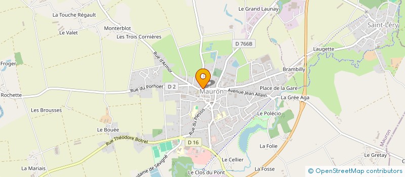 localisation de l'entreprise BROCELIANDE à MAURON