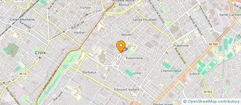 localisation de l'entreprise BROCELIANDE  ROUBAIX