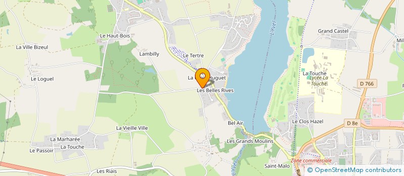 localisation de l'entreprise BROCELIANDE CAPOEIRA  TAUPONT