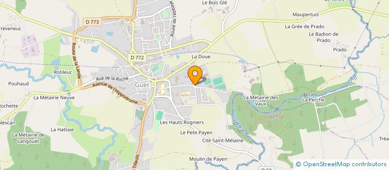 localisation de l'entreprise BROCELIANDE MAA à GUER