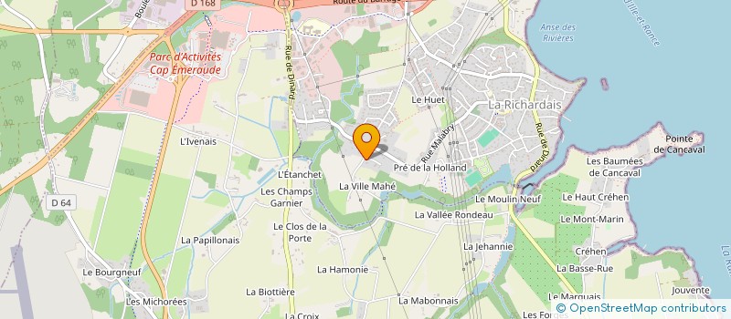 localisation de l'entreprise BROCELIMMO  LA RICHARDAIS