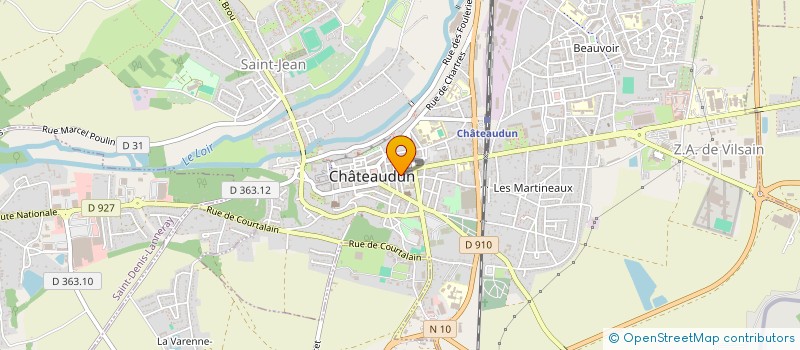 localisation de l'entreprise BROCH -ET DUNOISE à CHATEAUDUN