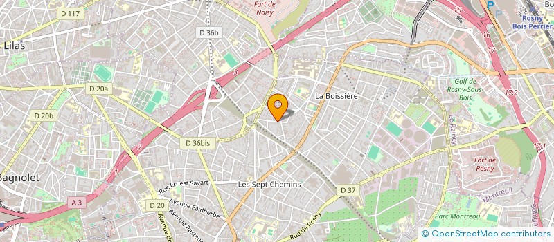 localisation de l'entreprise BROCHADO-RENOV EURL à MONTREUIL