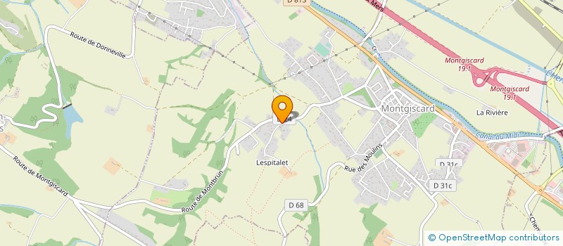 localisation de l'entreprise BROCHAGE OCCITAN à MONTGISCARD