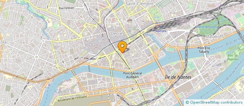 localisation de l'entreprise BROCHARD à NANTES