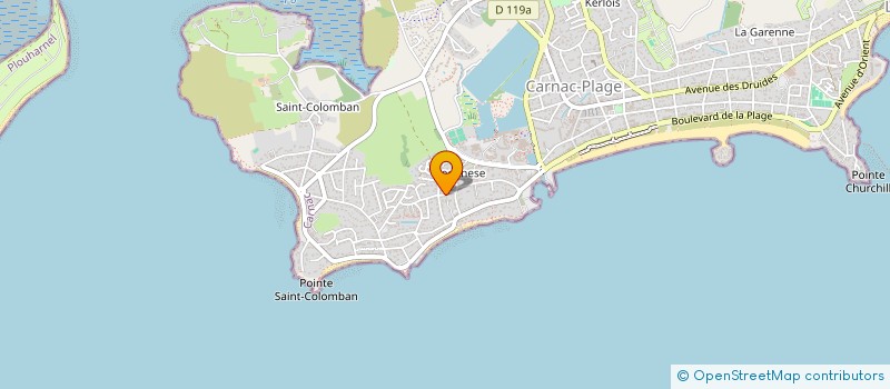 localisation de l'entreprise BROCHARD IMMOBILIER  CARNAC