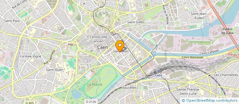 localisation de l'entreprise BROCHARD INVEST à CAEN