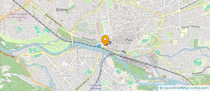 localisation de l'entreprise BROCHARD LOCATIONS à PAU