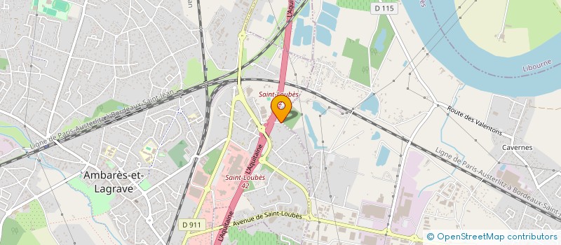 localisation de l'entreprise BROCHARD MATERIAUX à SAINT-LOUBES