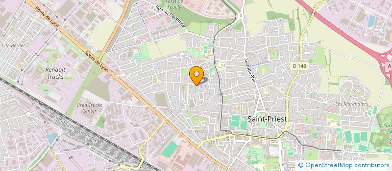 localisation de l'entreprise BROCHAUTO  SAINT-PRIEST