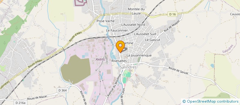 localisation de l'entreprise BROCHE DISTRIBUTION à SALINDRES