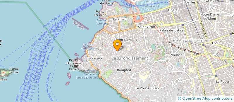 localisation de l'entreprise BROCHE G ET GAMBOTTI J à MARSEILLE