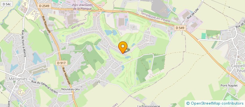 localisation de l'entreprise BROCHE.ORG  MERIGNIES