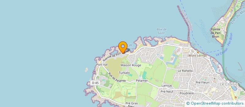 localisation de l'entreprise BROCHECARDON à LE CROISIC