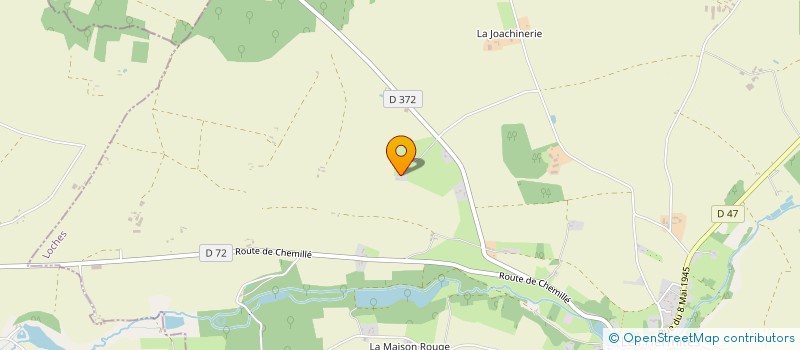 localisation de l'entreprise BROCHERIOUX à LES HERMITES
