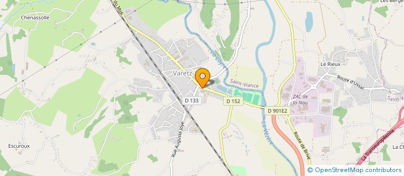 localisation de l'entreprise BROCHETON DISTRI  VARETZ