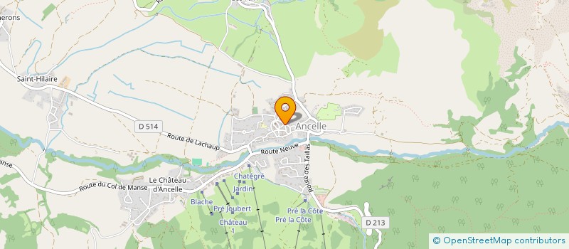 localisation de l'entreprise BROCHIER  ANCELLE