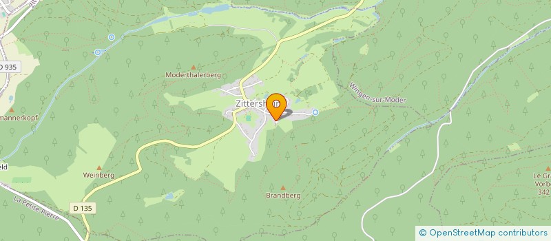 localisation de l'entreprise BROCK 2QJF  ZITTERSHEIM