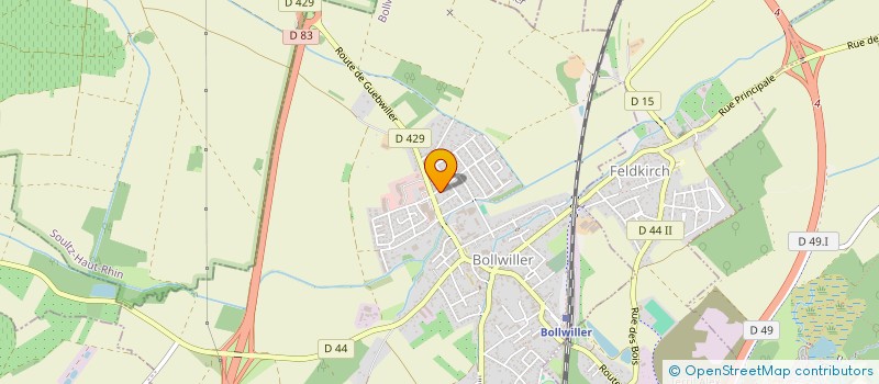 localisation de l'entreprise BROCKZONE  BOLLWILLER