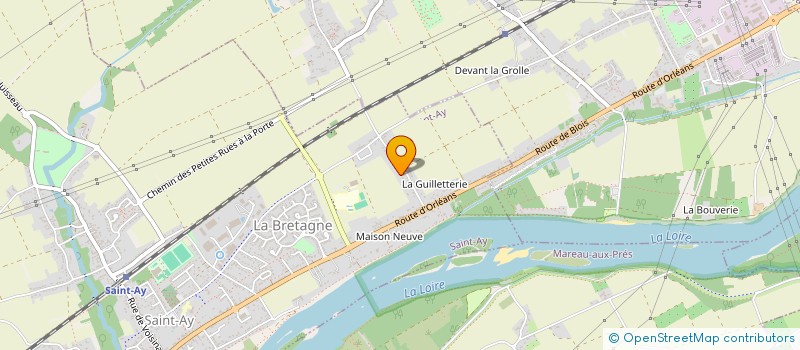 localisation de l'entreprise BROCLEAN LAVERIES à SAINT-AY