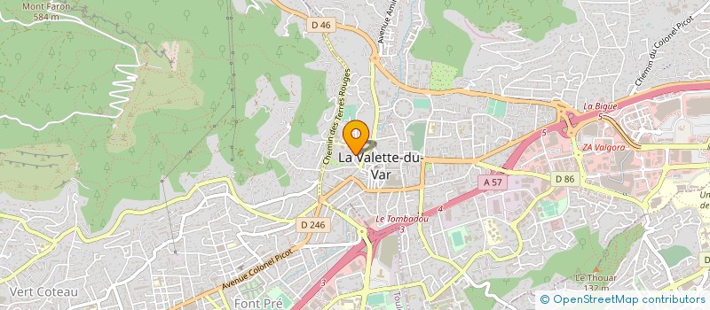 localisation de l'entreprise BROCODA à LA VALETTE-DU-VAR