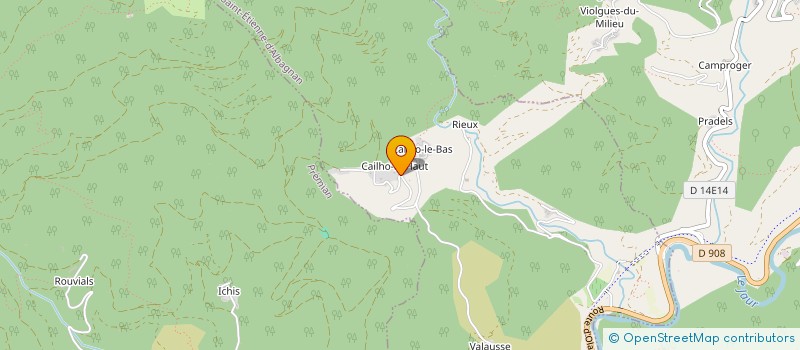 localisation de l'entreprise BROCTOU  SAINT-ETIENNE-D'ALBAGNAN