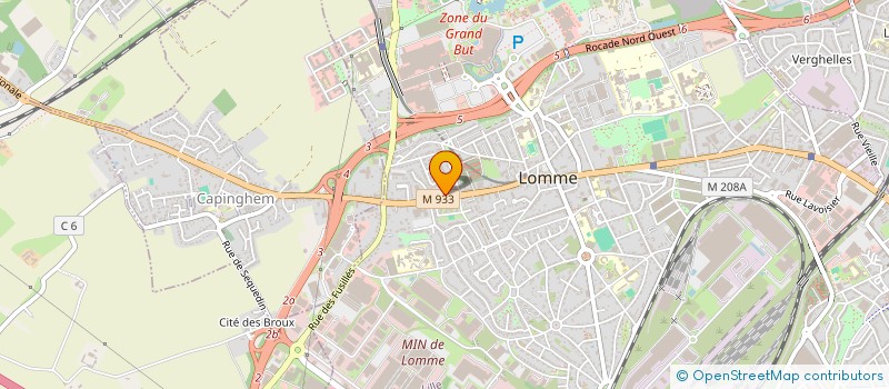 localisation de l'entreprise BROCY à LILLE