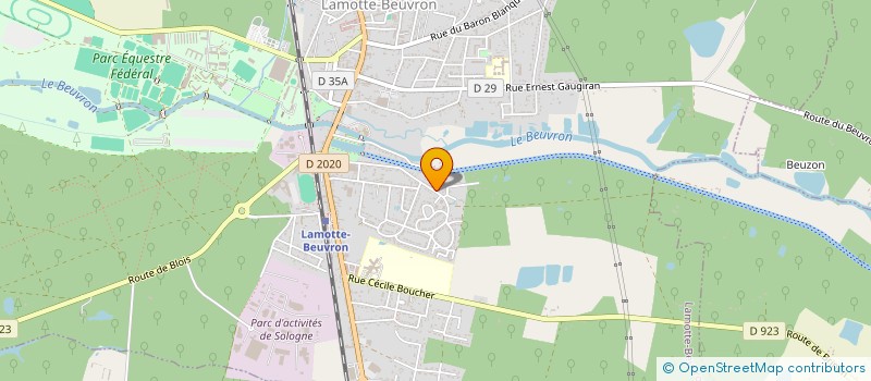 localisation de l'entreprise BROD'&CO à LAMOTTE-BEUVRON