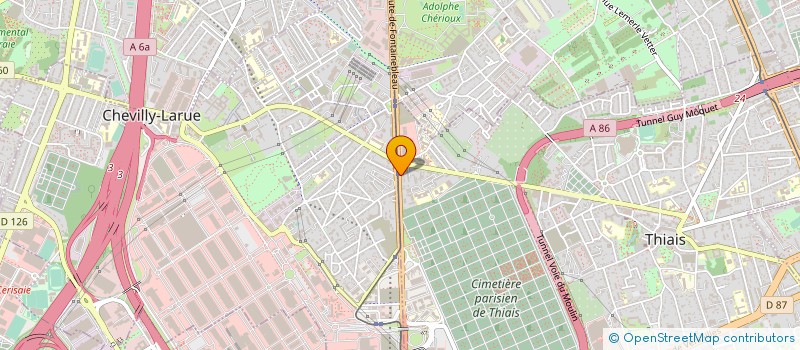 localisation de l'entreprise BROD DECO  THIAIS