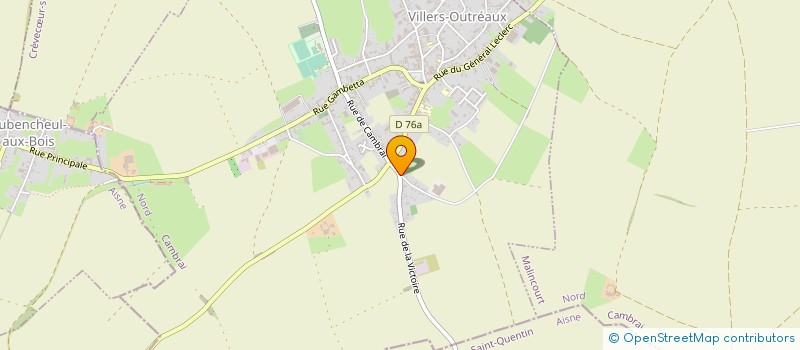localisation de l'entreprise BROD'ESCAUT& ASSOCIES à VILLERS-OUTREAUX