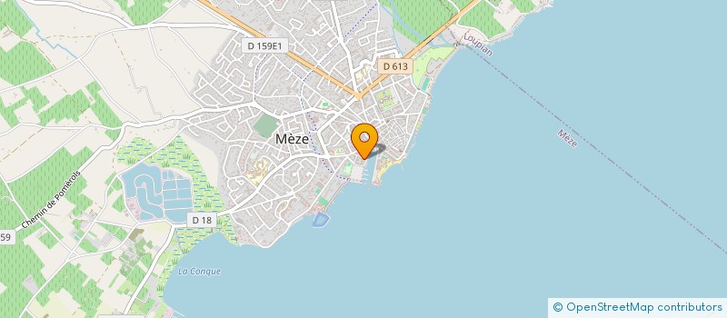 localisation de l'entreprise BROD'ING à MEZE