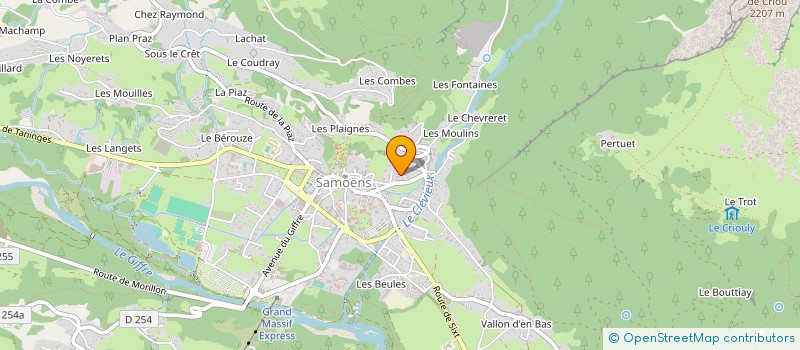 localisation de l'entreprise BRODALPES  SAMOENS