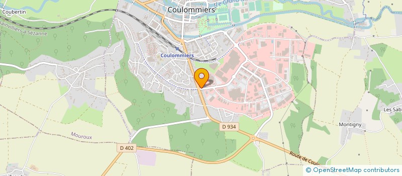 localisation de l'entreprise BRODARD GRAPHIQUE à COULOMMIERS