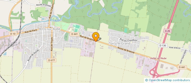 localisation de l'entreprise BRODART ILLKIRCH  ARCIS-SUR-AUBE