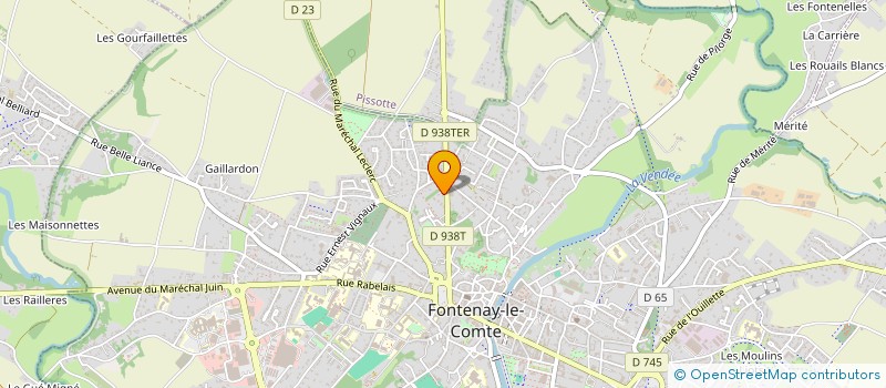 localisation de l'entreprise BRODCAL  FONTENAY-LE-COMTE