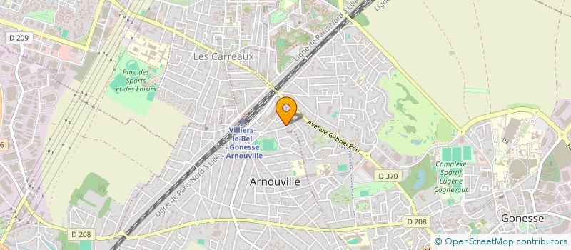 localisation de l'entreprise BRODE CITY  GONESSE