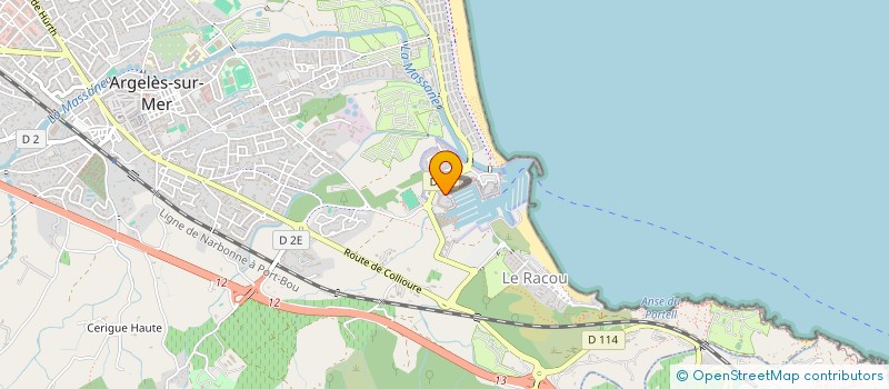 localisation de l'entreprise BRODE IMPRESS PUBLICITE LES AIGUADES  ARGELES-SUR-MER